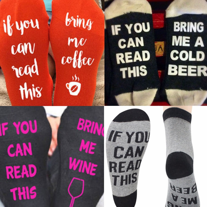 Bring Me Wine Socks