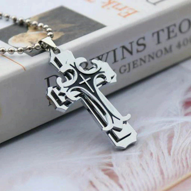 Vnox | Cross Pendant Necklace