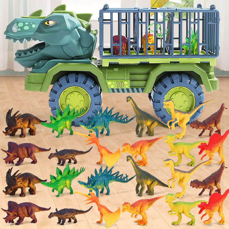 Dinosaur truck toy