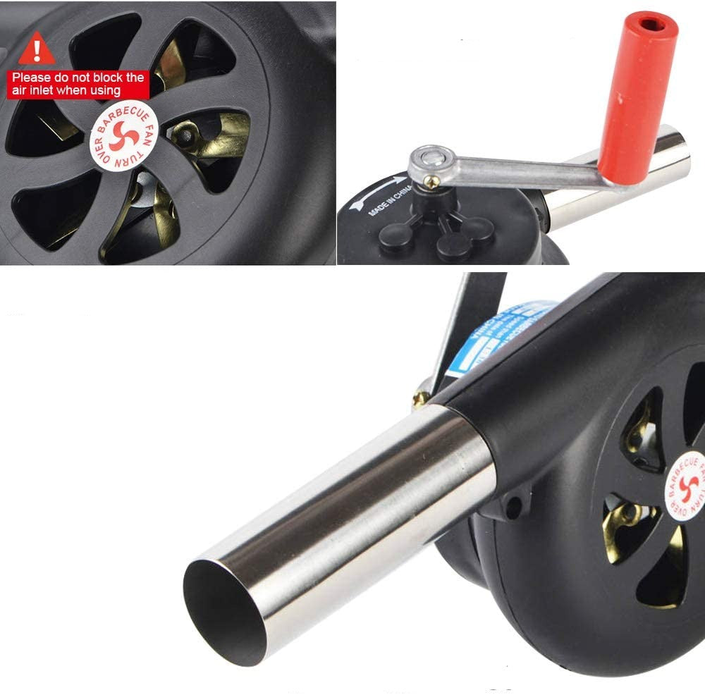 Barbecue air blower