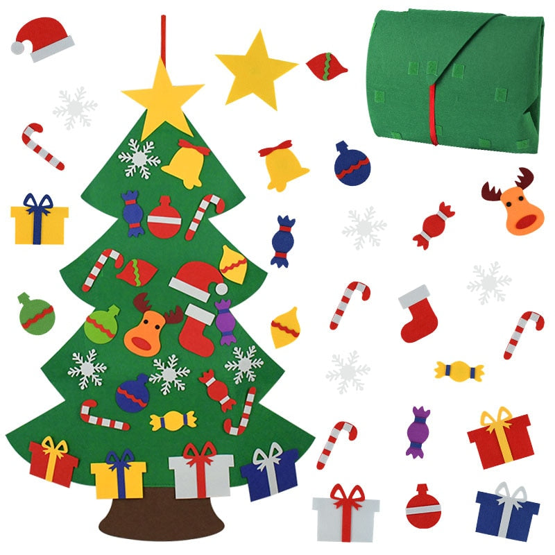 Felt Christmas Tree (Best Gift for Kids)