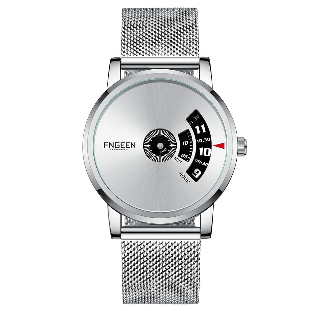 Unique men's timepiece