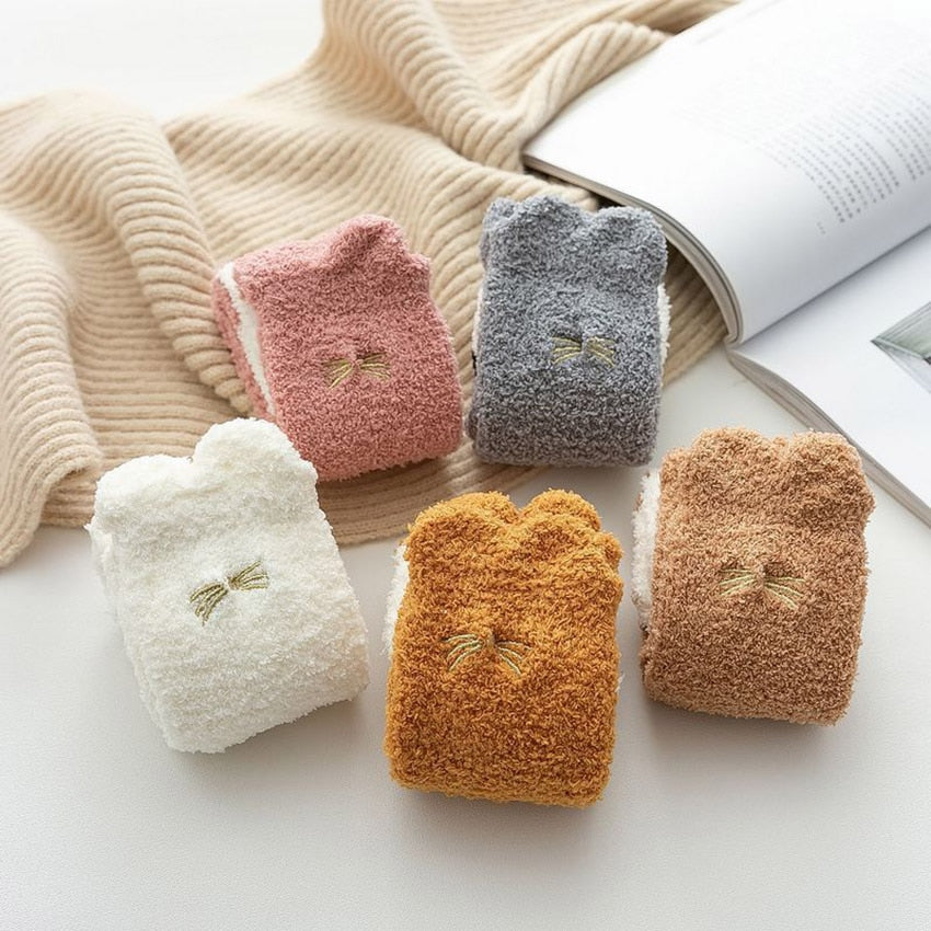 Fluffy Paw Socks