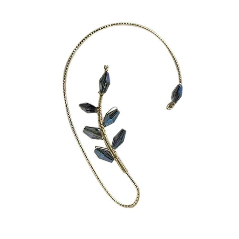 Flower Art Clip Earrings