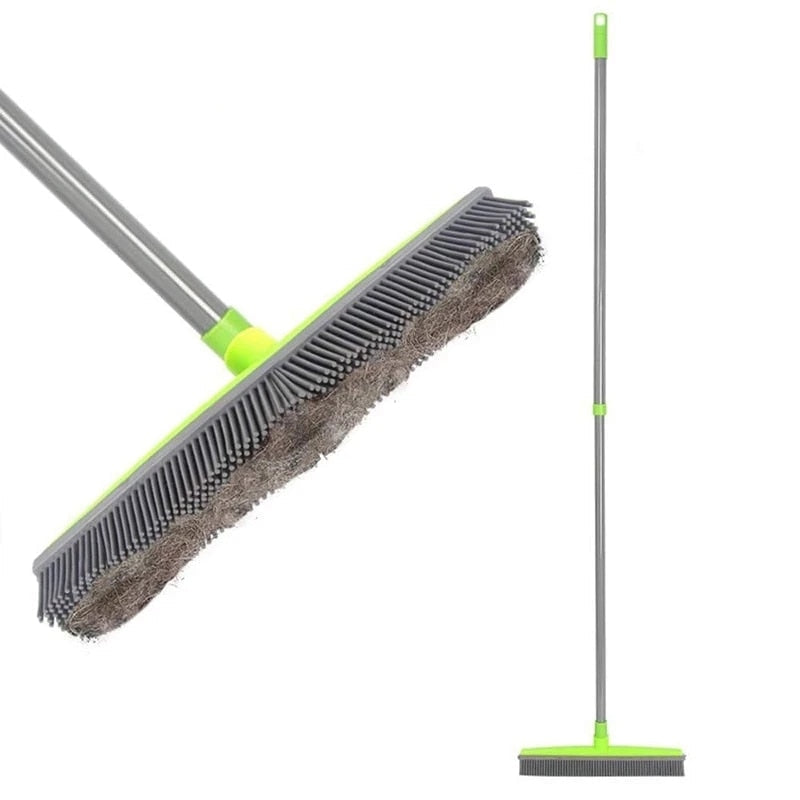 Pet Hair Rubber Broom
