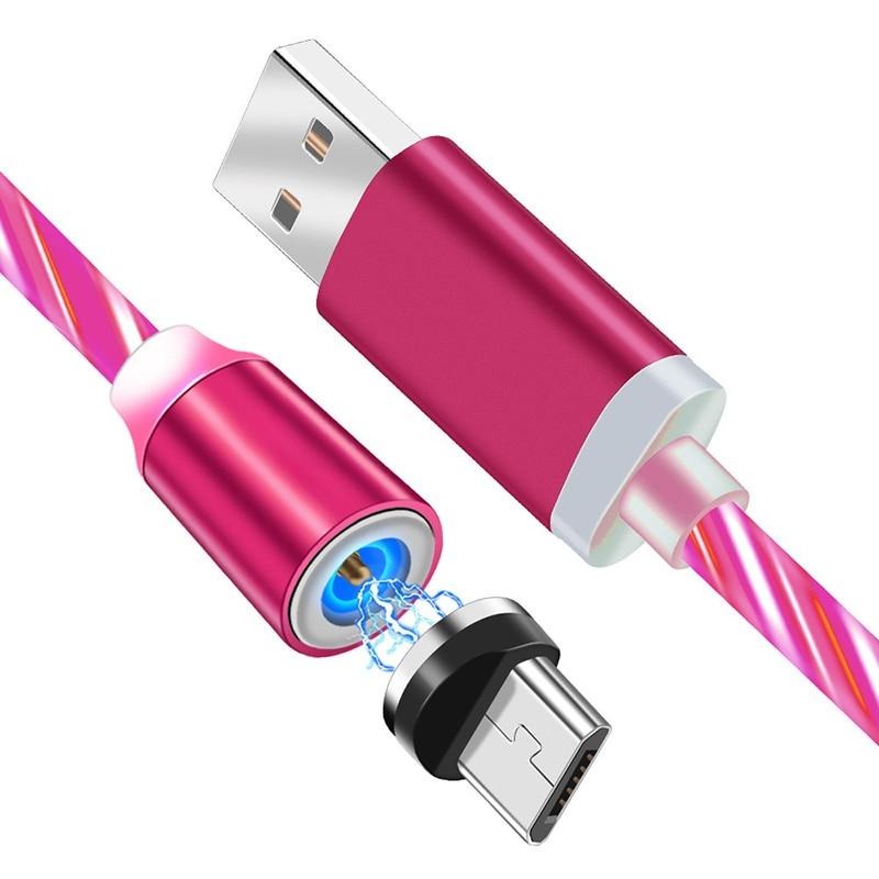 iGlow Glowing LED Magnetic 3 in 1 USB Charging Cable