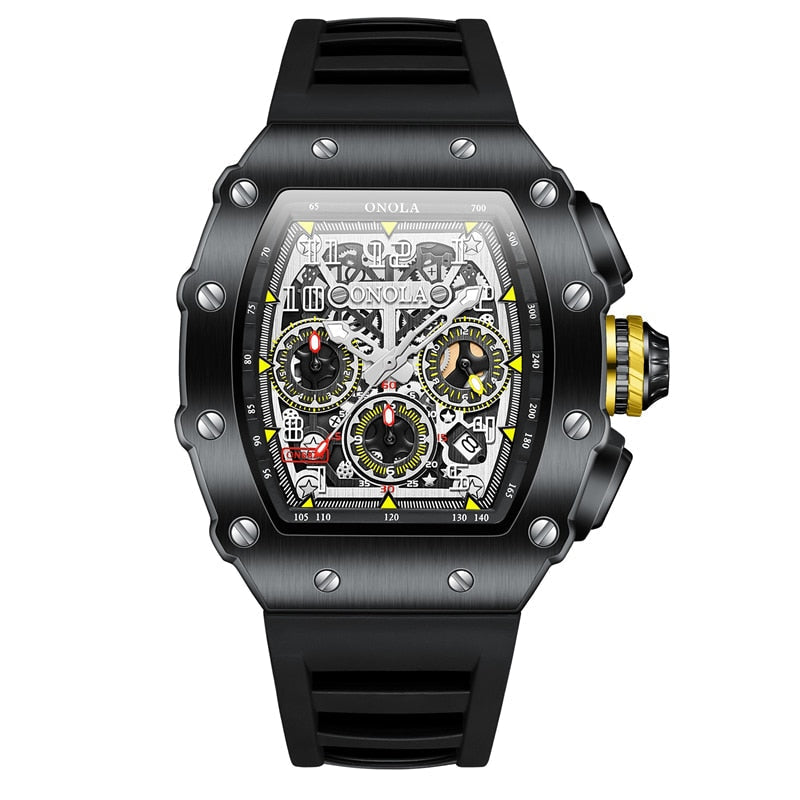 Men's Luminous Tonneau Watch