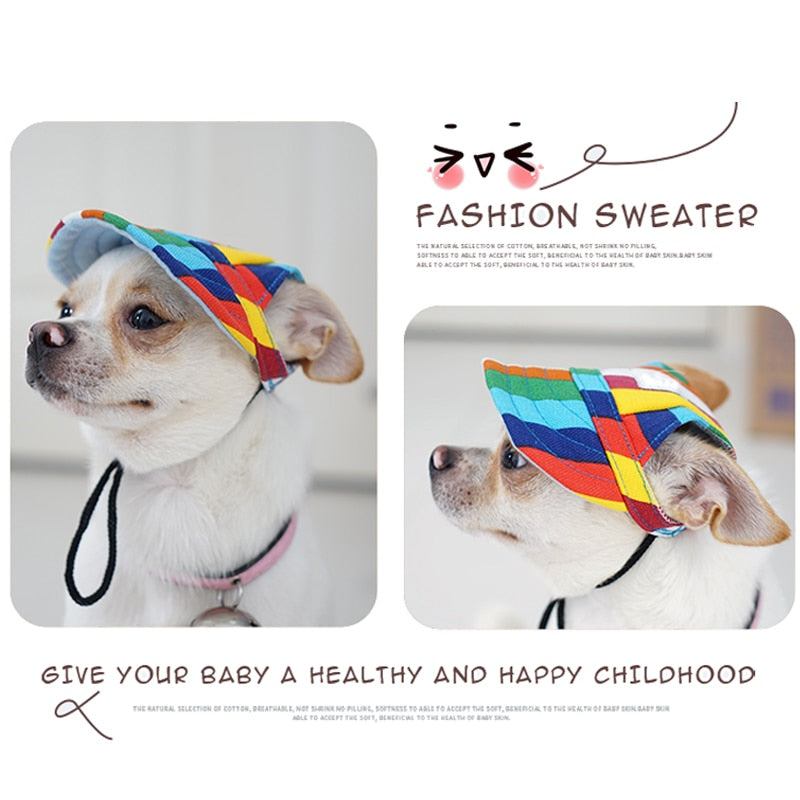 Round Brim Dog Cap