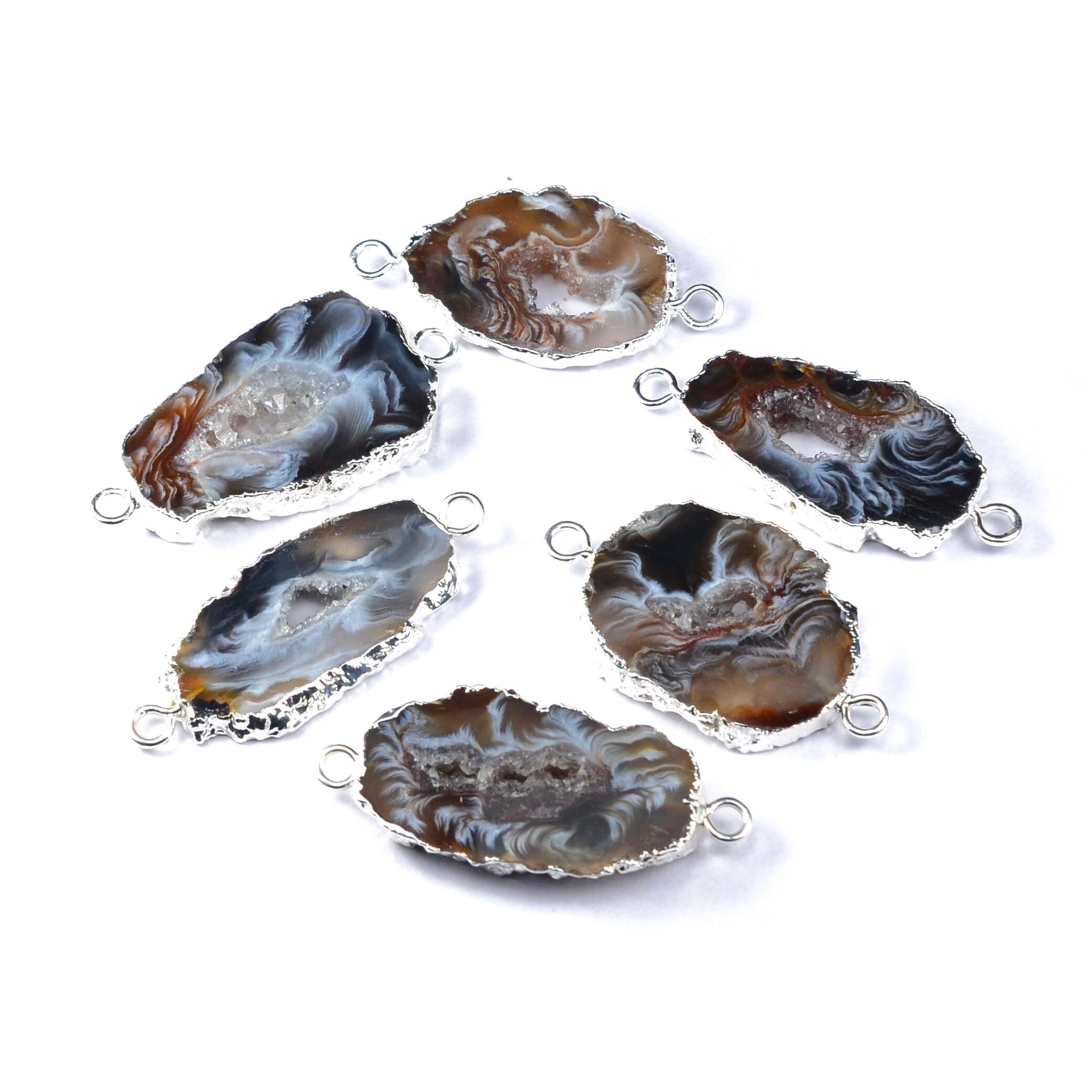 Magical Labradorite &amp; Druzy Crystal Braided Bracelet