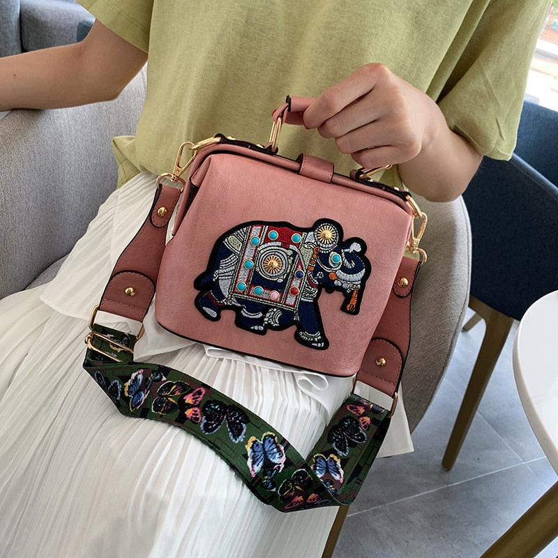 Mandala Embroidered Bag