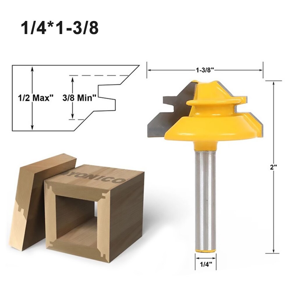 45° Lock Miter Milling Chisel