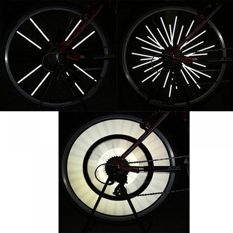 12pcs Bicycle Wheel Spoke Reflector