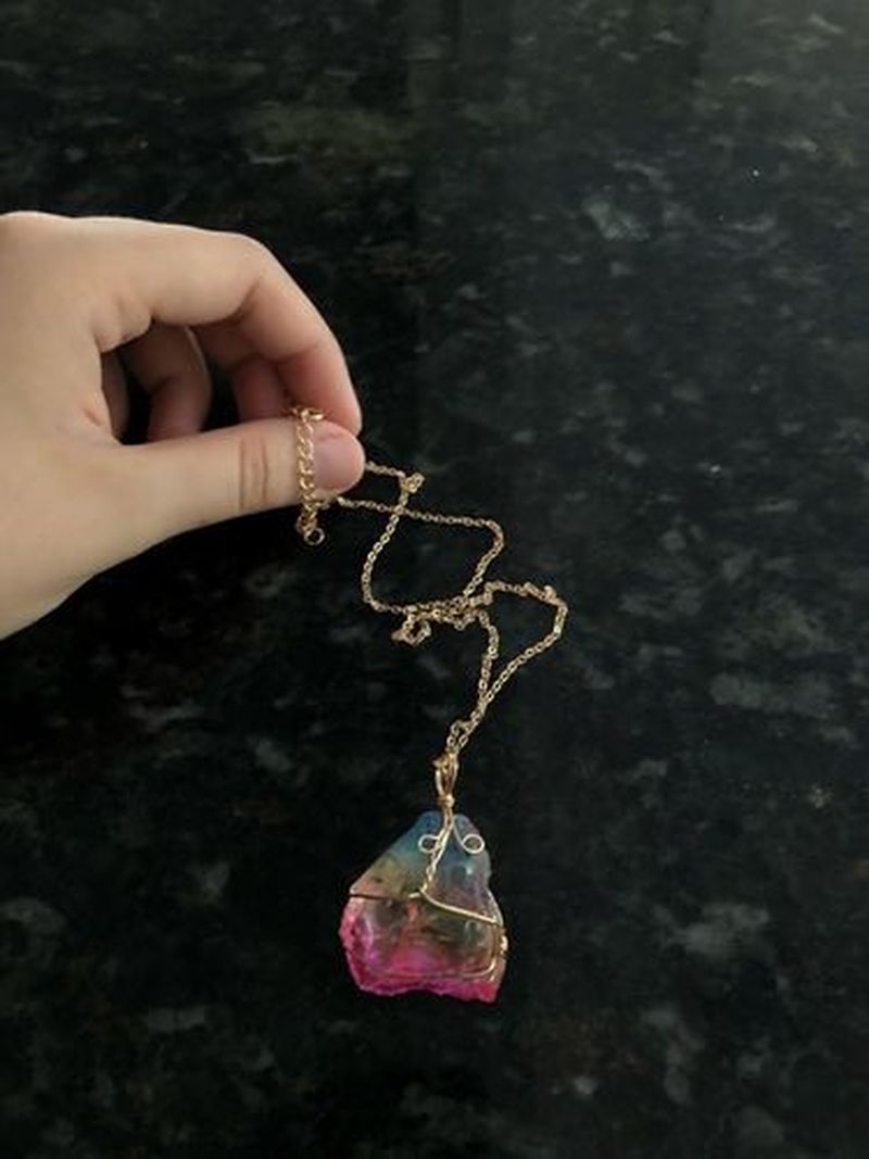 Rainbow Quartz Necklace