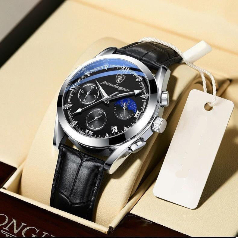 Premium Leather Wristwatch for Men