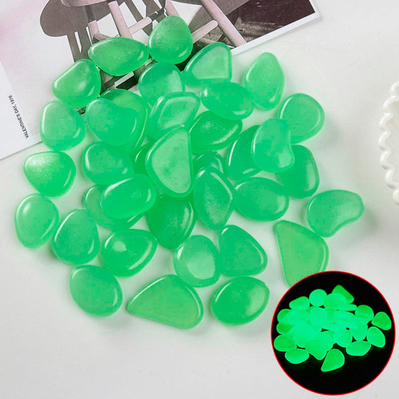 Glow in the Dark Garden Stones