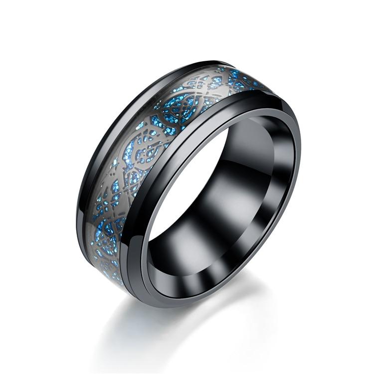 Titanium Steel Dragon Rings