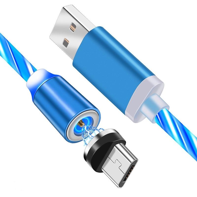 iGlow Glowing LED Magnetic 3 in 1 USB Charging Cable