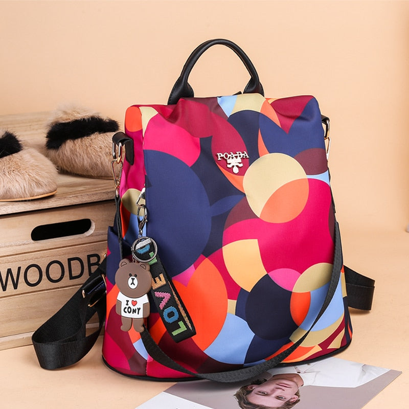 Anti-Theft Women Backpack