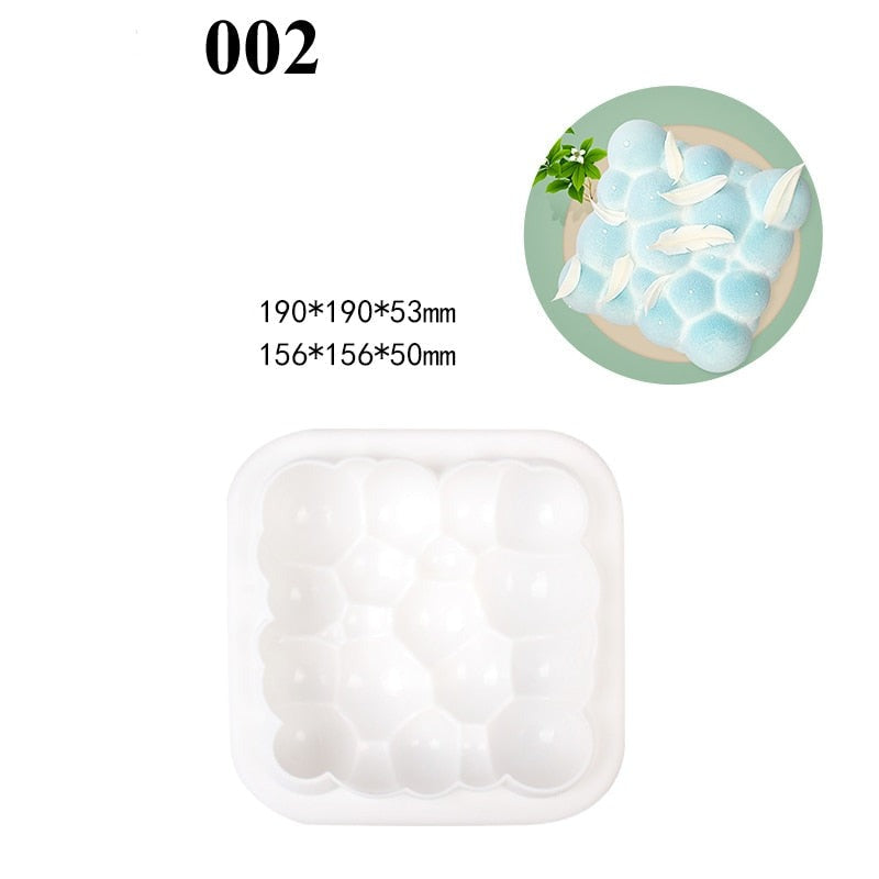 3D Silicone Dessert Molds