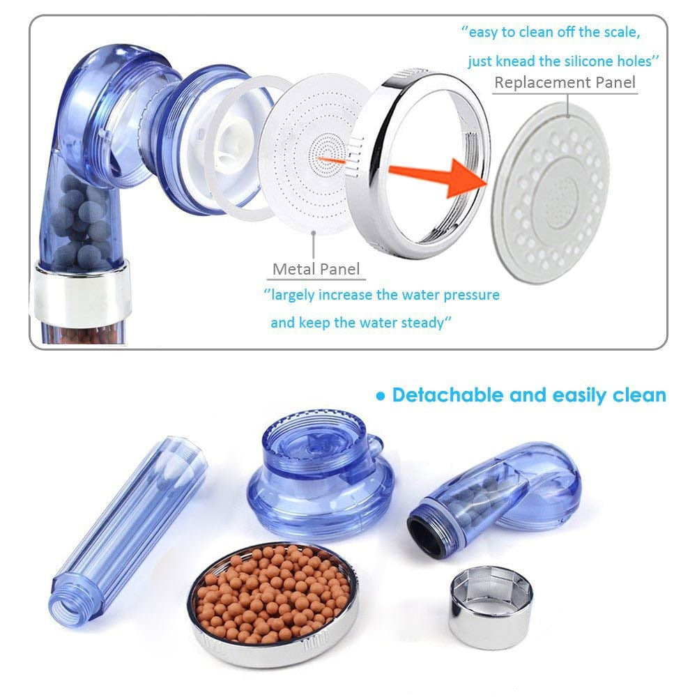 3 Modes High Pressure Shower Head
