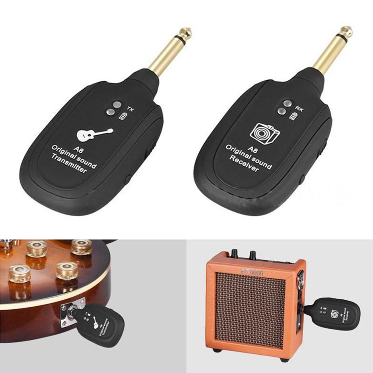 Wireless Guitar Amplifier System | Sender receiver