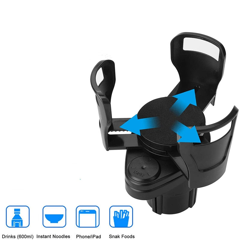 Double car cup holder