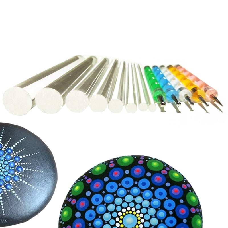 Mandala Painting With Dots