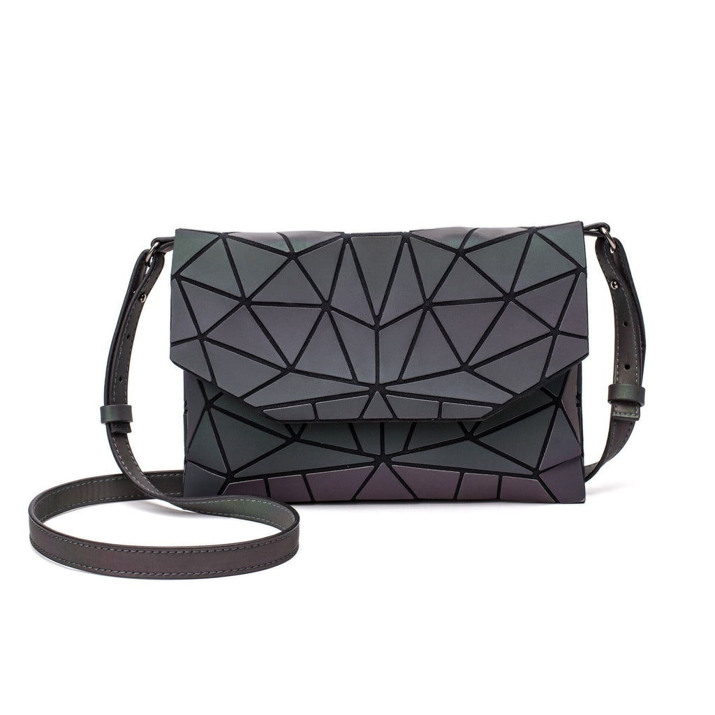 Geometric Luminous Crossbody Bag