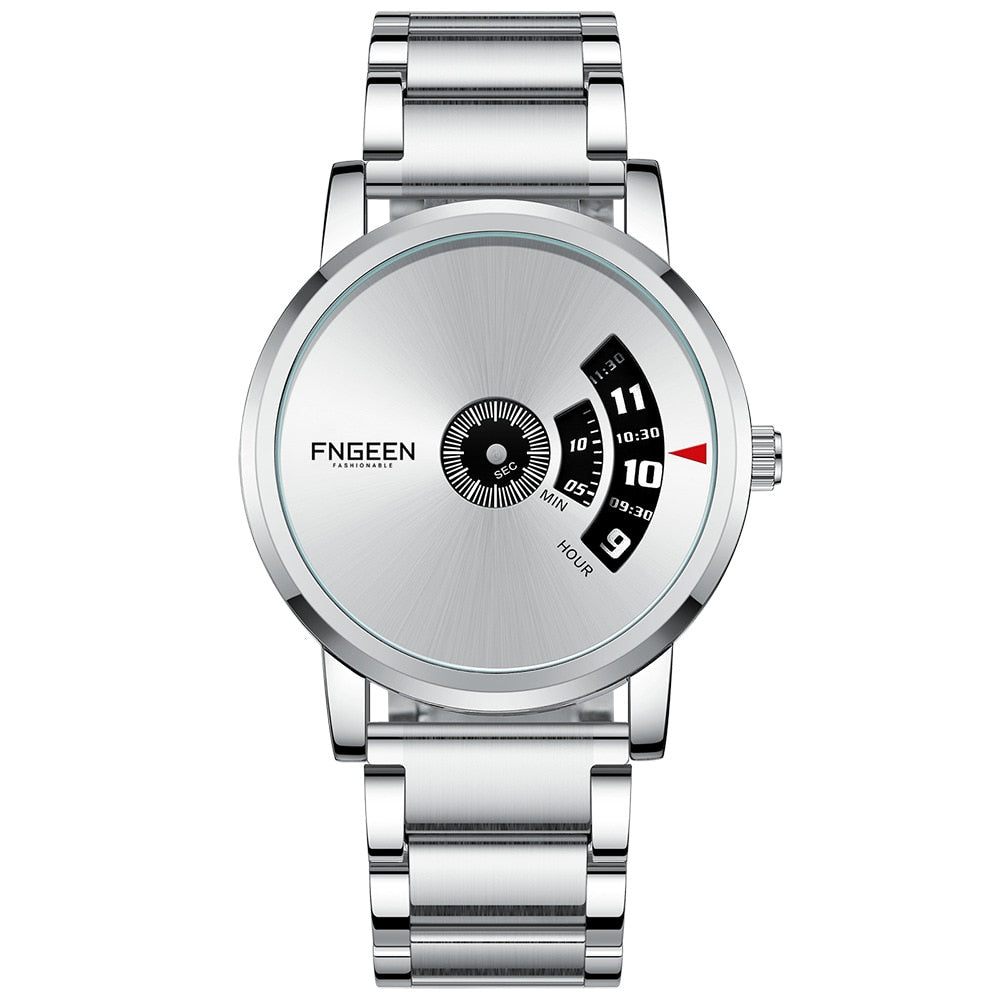 Unique men's timepiece