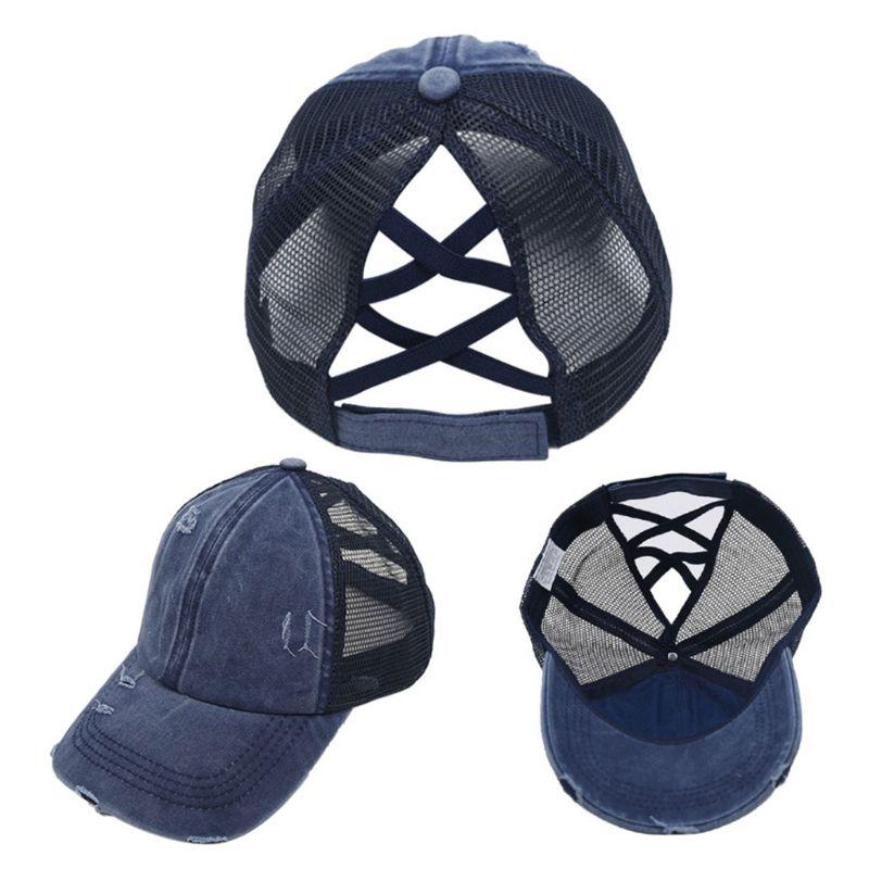 Criss Cross Ponytail Cap