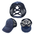 Criss Cross Ponytail Cap