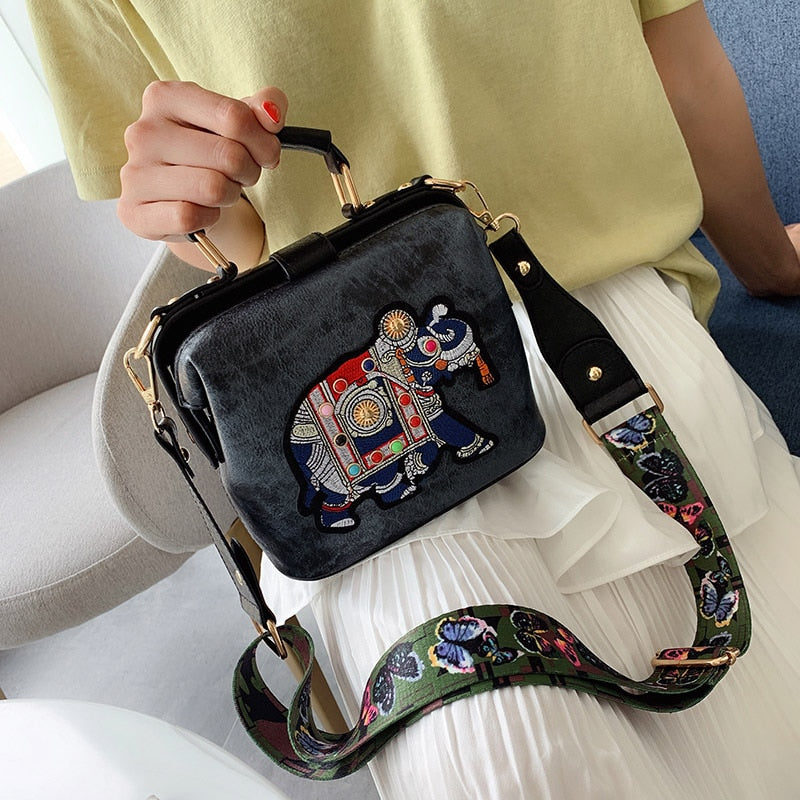 Mandala Embroidered Bag