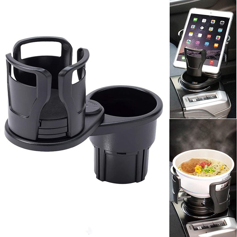 Double car cup holder