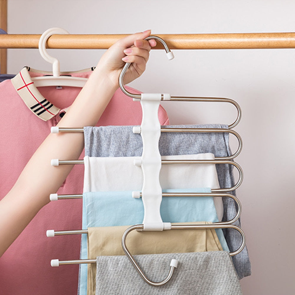 Multifunctional trouser rack