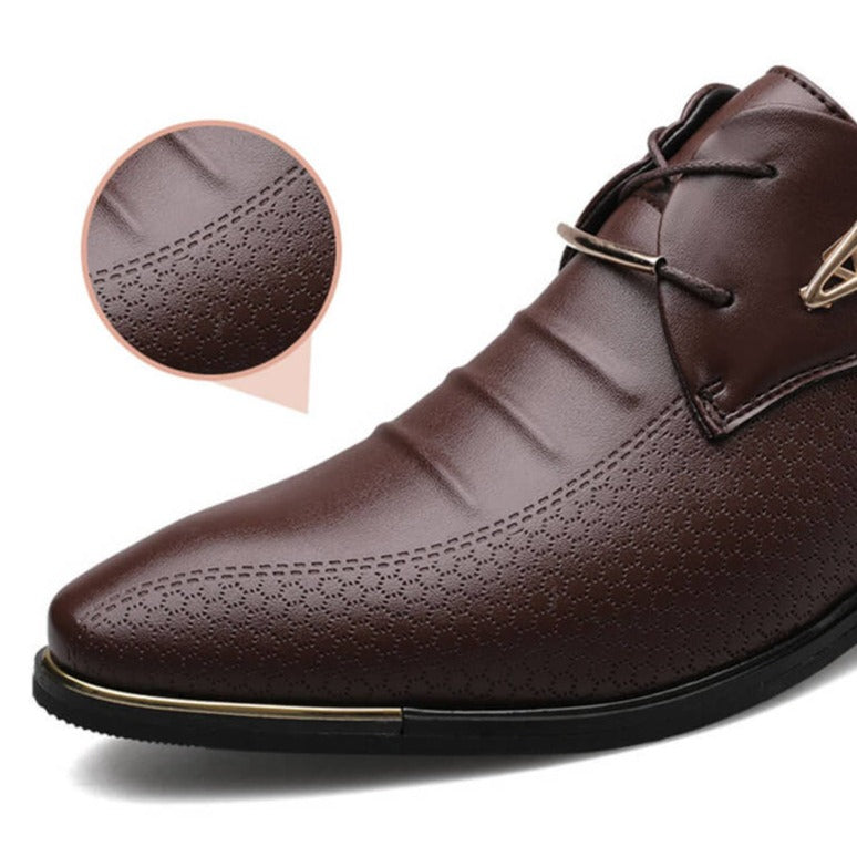 Classic leather men's shoes