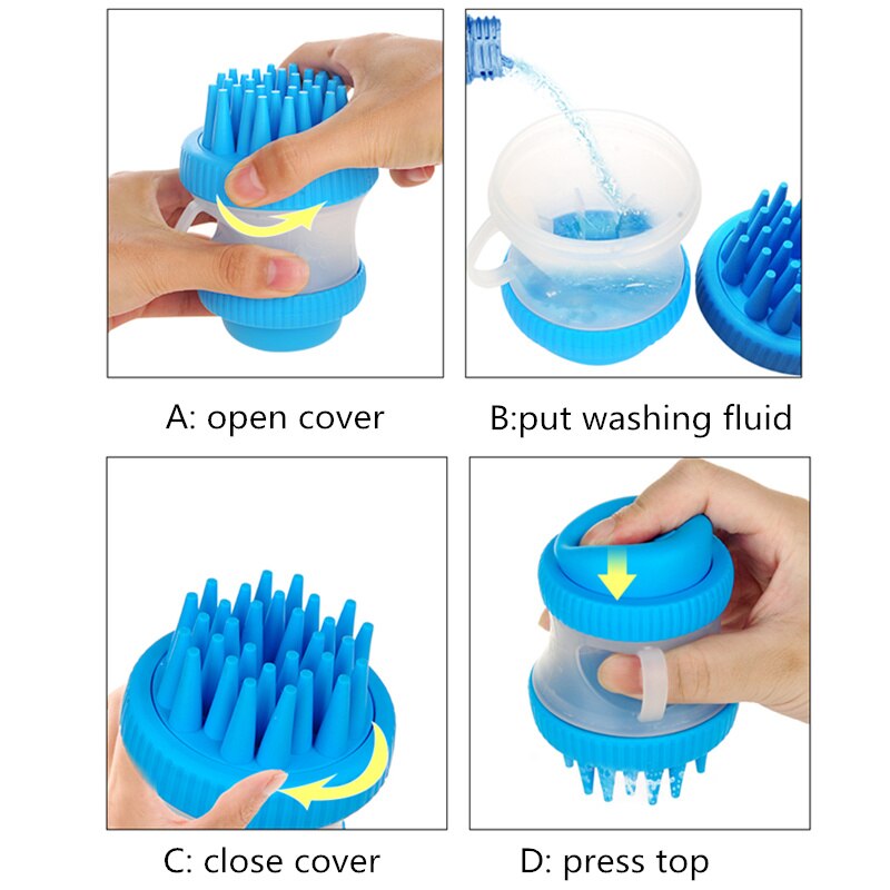 Pet Bath &amp; Massage Brush