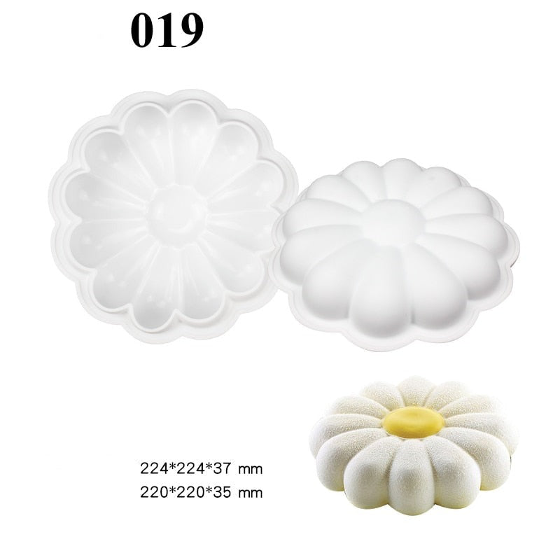3D Silicone Dessert Molds