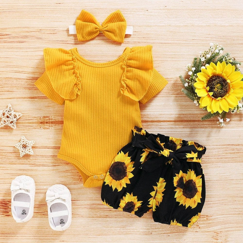 Baby sunflowers set