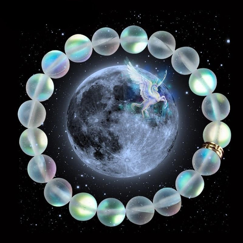 Mermaid Glass Moonstone Bracelets