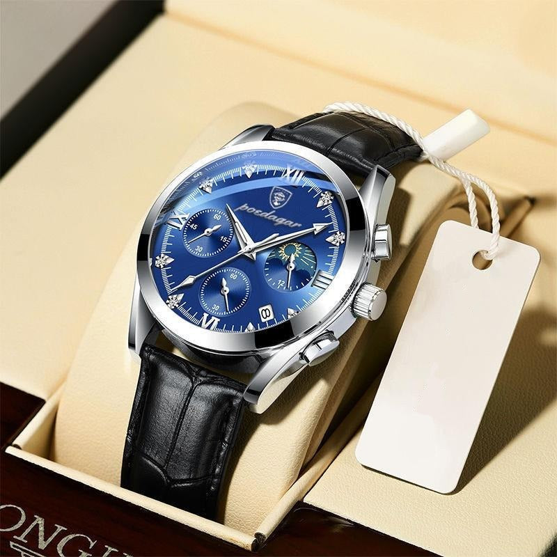 Premium Leather Wristwatch for Men