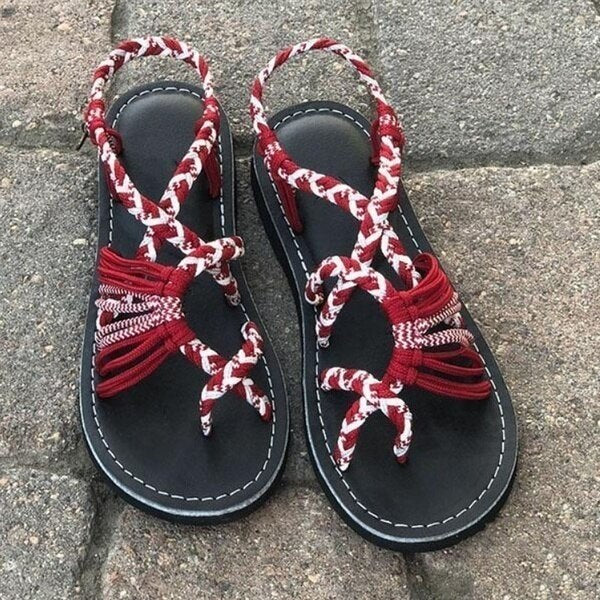 Casual Lace Up Beach Sandals
