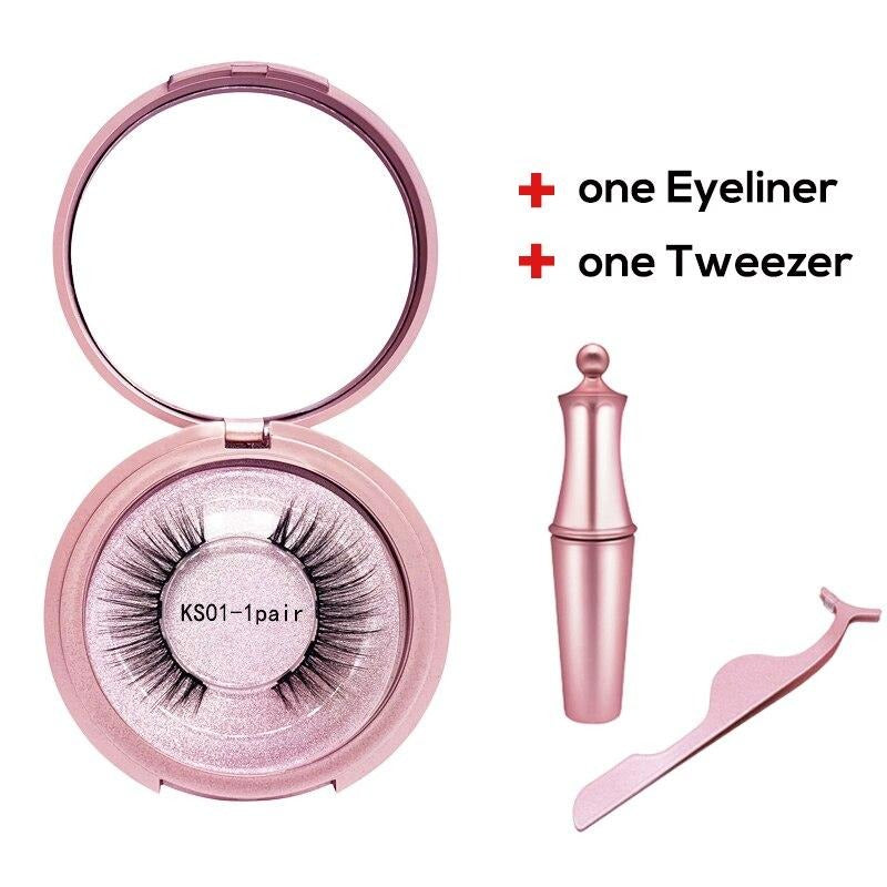 Magnetic eyelash set