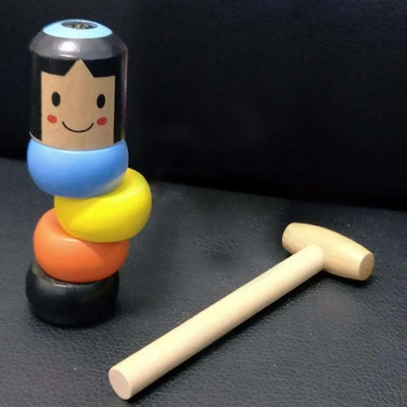 Immortal Daruma Wooden Toy