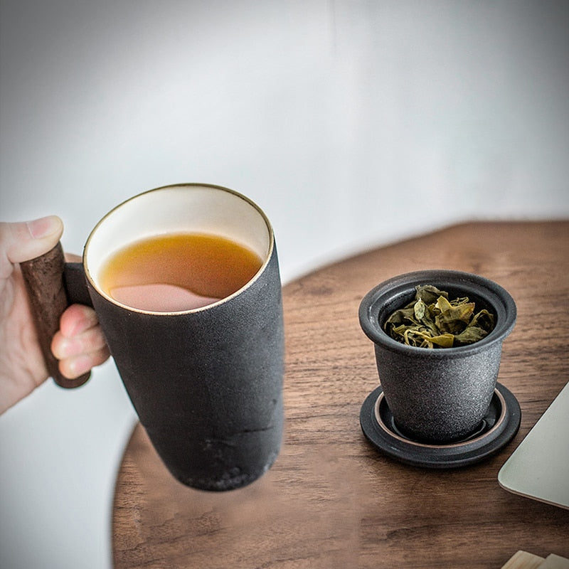 Keramisk kaffe- og tekopp