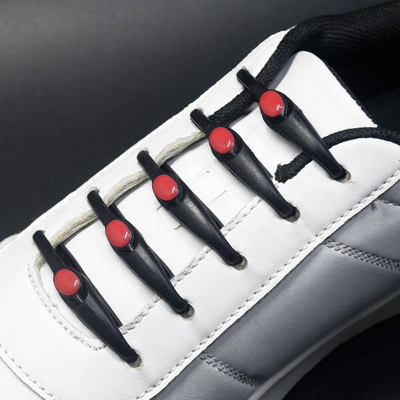 No-Tie Silicone Shoelaces (16 pieces/pack)