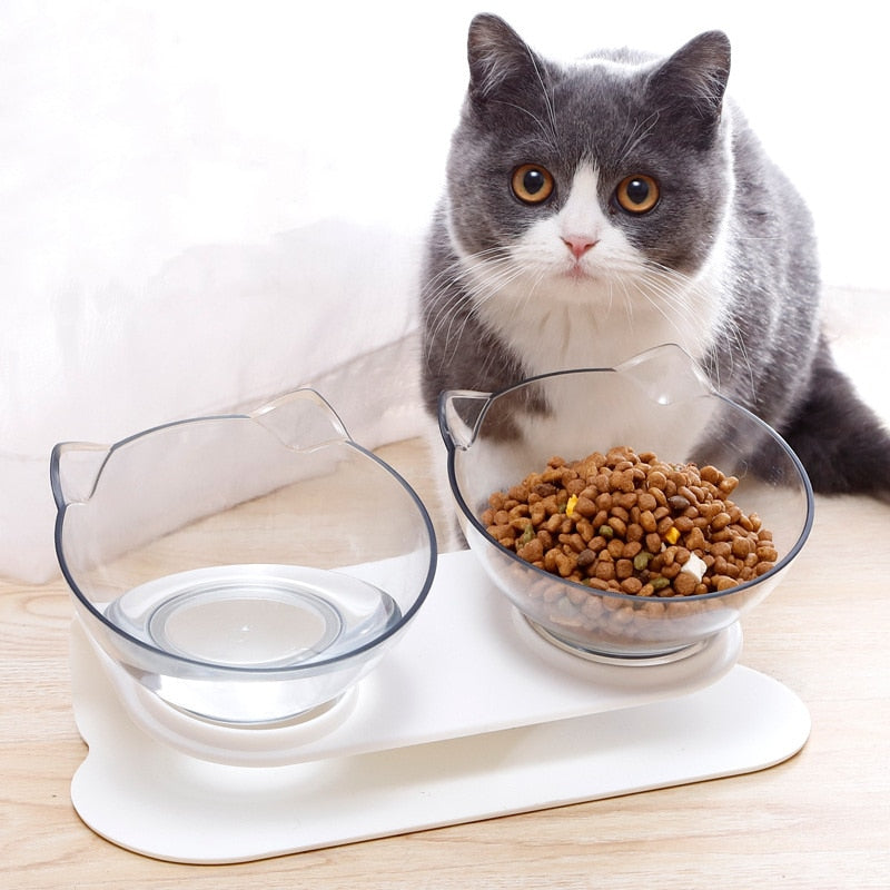 Tilted Cat Food Bowl