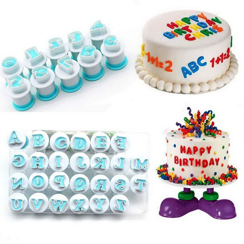 24-piece Alphabet Cutter Set