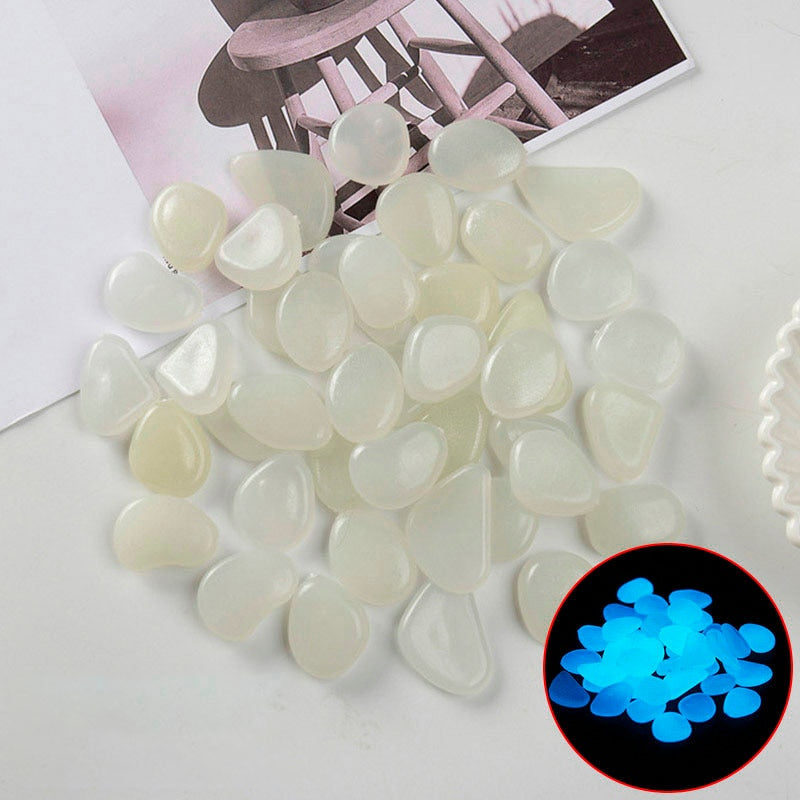 Glow in the Dark Garden Stones