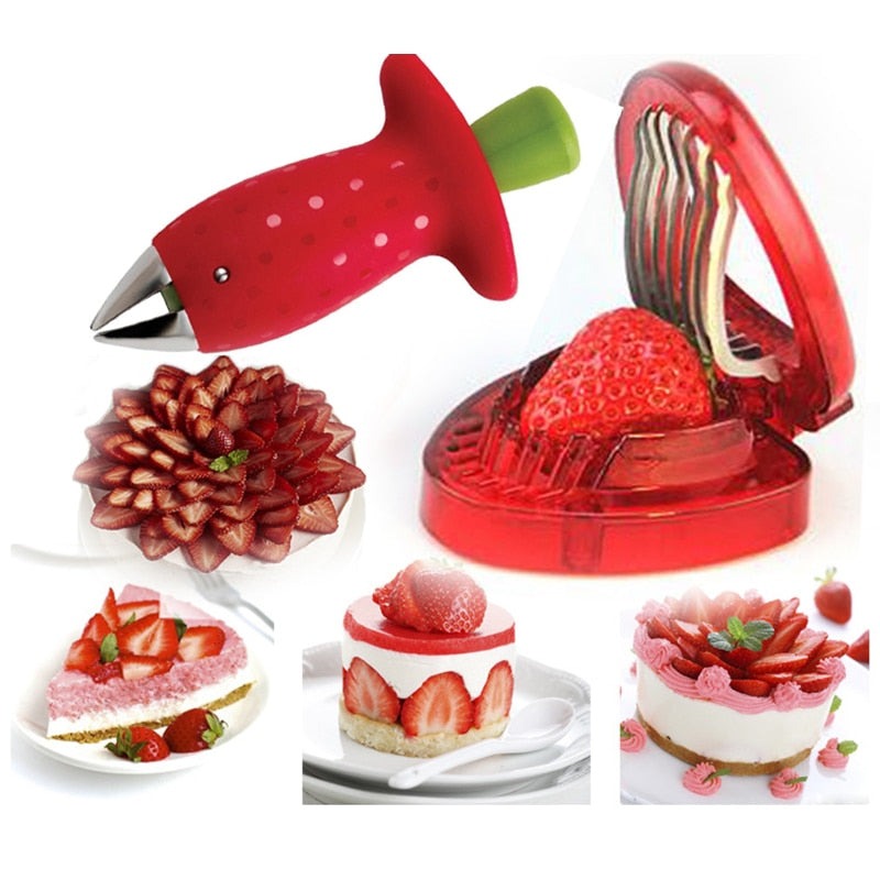 Set of fruit pulpers and cutters