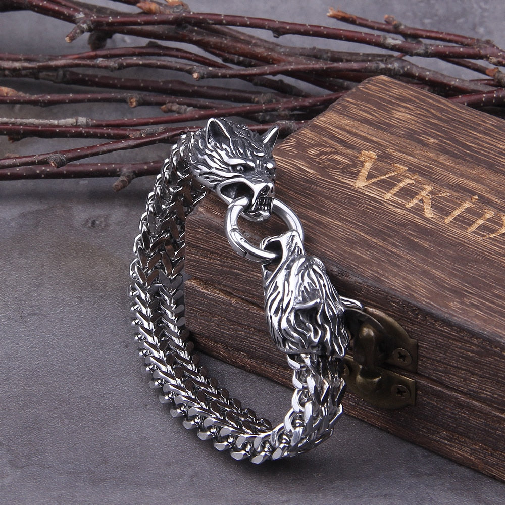 Fenrir Viking bracelet - (norse mythology)